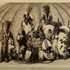 A drawing of Zulu chiefs from the periodical Intellectual Observer